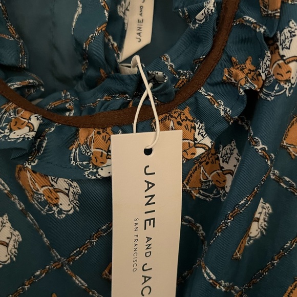 Janie and Jack equestrian / horse dress. Size 12. Sold out in stores! - Picture 5 of 8